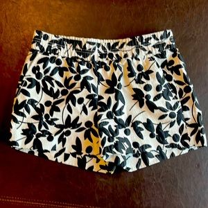 Jcrew patterned shorts size 0